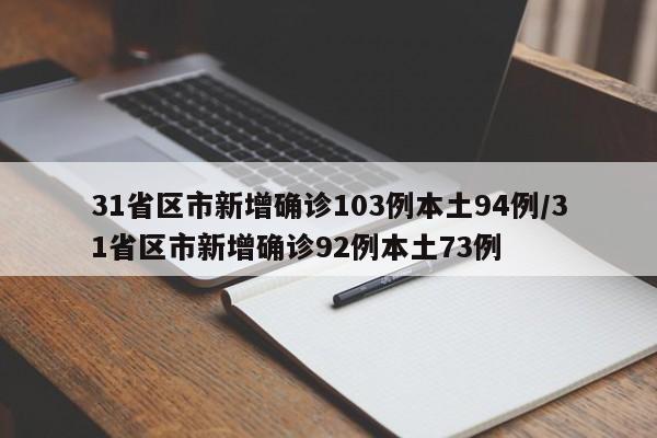 31省区市新增确诊103例本土94例/31省区市新增确诊92例本土73例